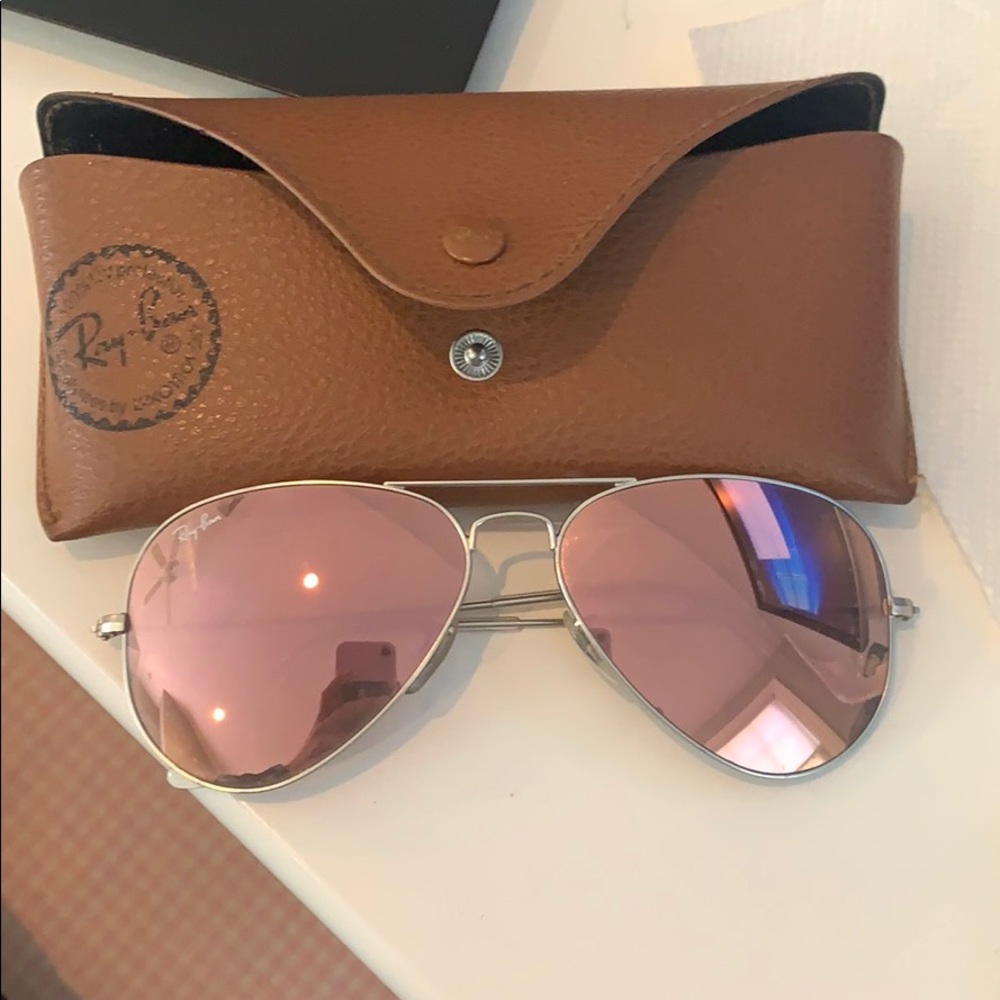 Pink Flash aviators, great condition